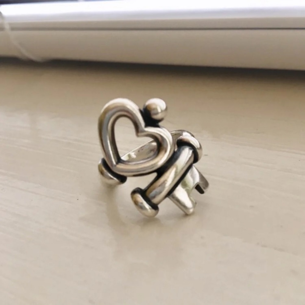 James Avery Key to My Heart Ring